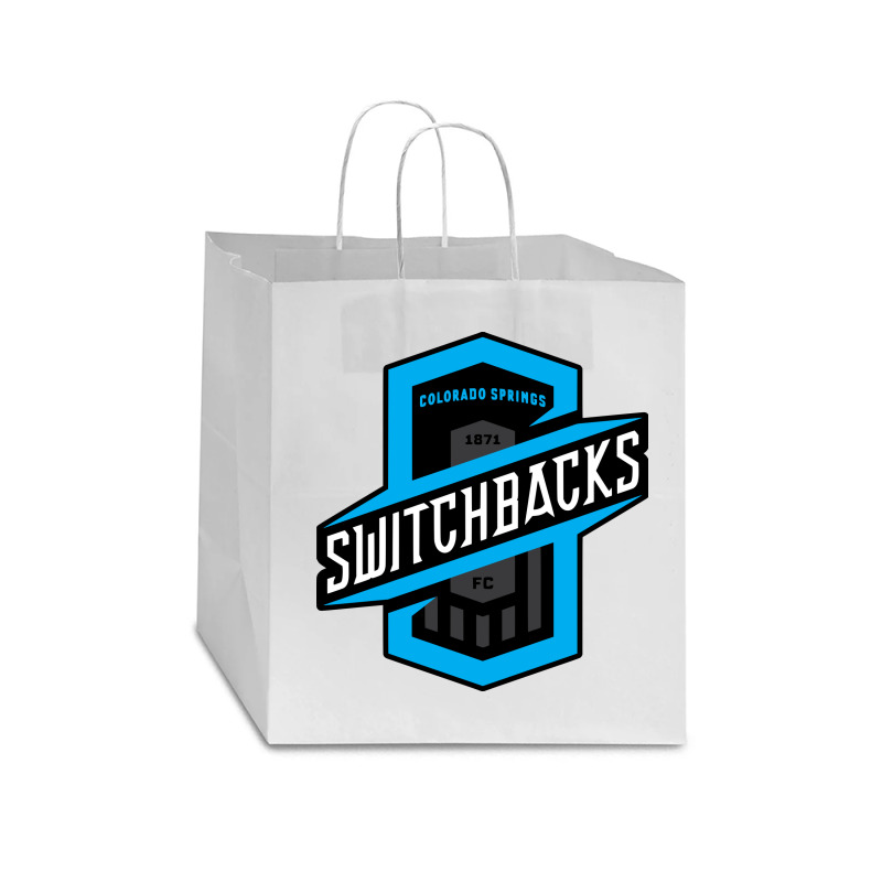 Colorado Springs Switchbacks Fc Star Paper Bag - 13 X 7 X 13 | Artistshot