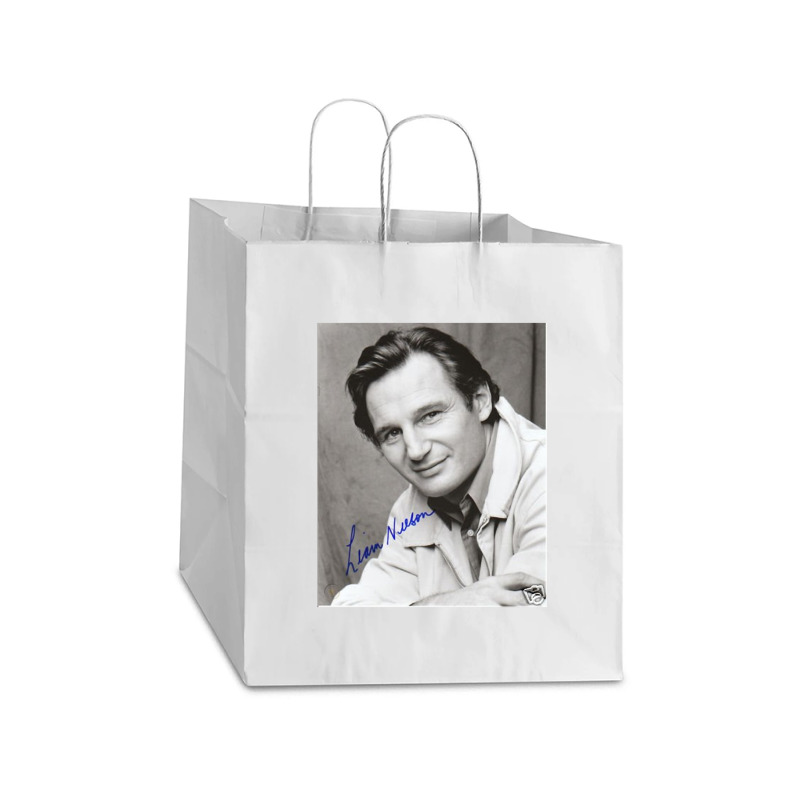 Gifts For Women Laura Linney Liam Neeson Cool Gifts Take Out Paper Bag - 14 X 10 X 15 1/2 | Artistshot