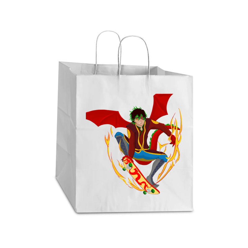 Macdaddy Dragon Lord Take Out Paper Bag - 14 X 10 X 15 1/2 | Artistshot