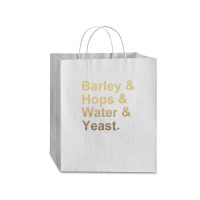 Barley Hops Water Yeast Traveler Paper Bag -13 X 6 X 15 3/4 | Artistshot