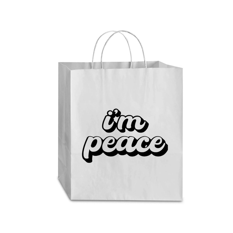 I Come In Peace Traveler Paper Bag -13 X 6 X 15 3/4 | Artistshot