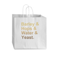 Barley Hops Water Yeast Vogue Paper Bag - 16 X 6 X 12 | Artistshot