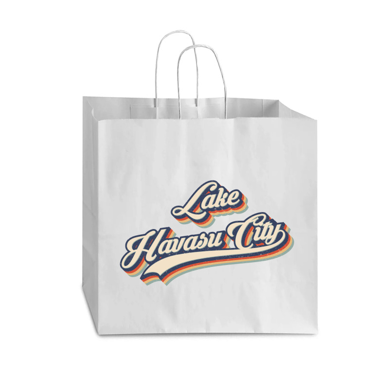 I Love Lake Havasu City Usa Retro Vintage Vogue Paper Bag - 16 X 6 X 12 | Artistshot