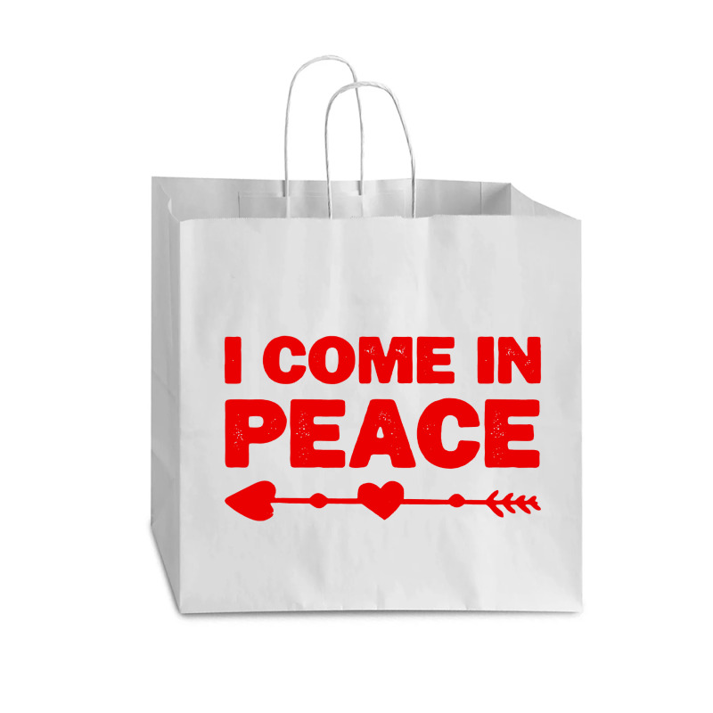 I Come In Peace Vogue Paper Bag - 16 X 6 X 12 | Artistshot