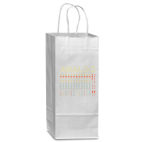 Retro Modular Synthesizer Analog Music Synth Wine Paper Bag - 5 1/2 X 3 1/4 X 13 | Artistshot