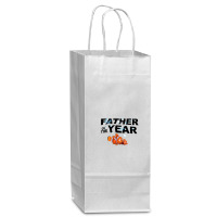 Cartoon Finding-nemo Father Of The Year Wine Paper Bag - 5 1/2 X 3 1/4 X 13 | Artistshot