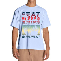 Eat Sleep Anime Repeat Tee Funny Urban Heavy T-shirt | Artistshot