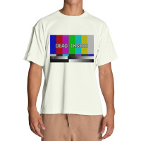 Vaporwave Dead Inside Test Card Vhs Nihilism Artwork Urban Heavy T-shirt | Artistshot