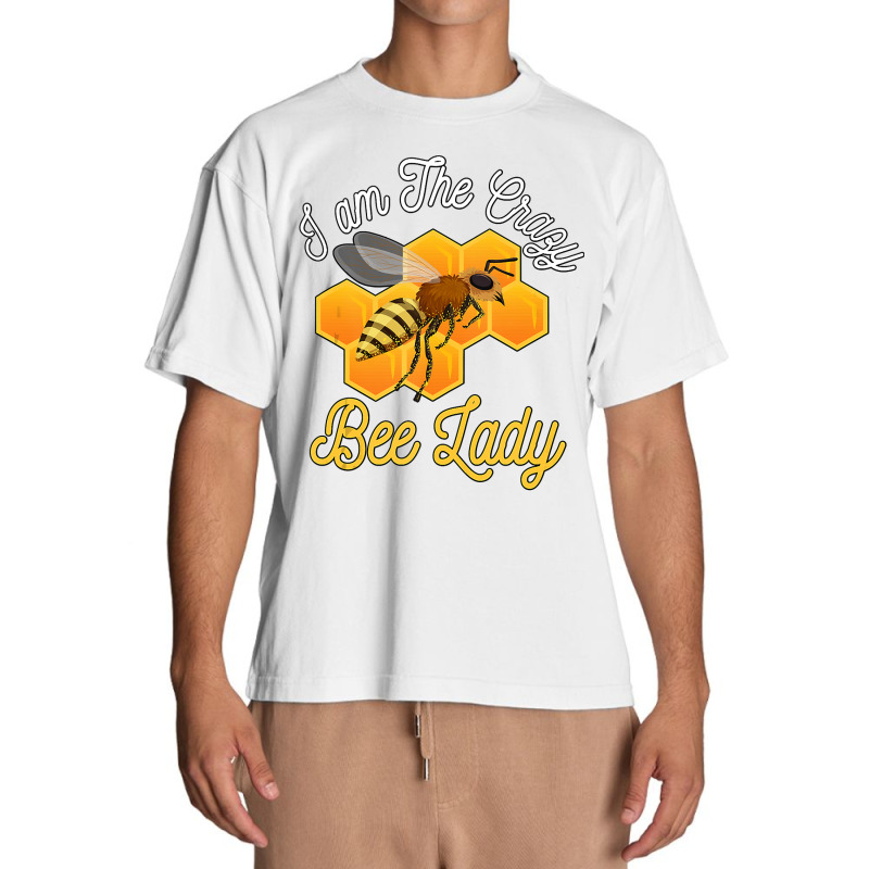 Bee Beekeeper Honey Bee Beekeeper I Am The Crazy Bee Lady Bees 494 Hiv Urban Heavy T-shirt | Artistshot