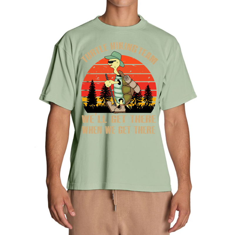 Hiking Outdoor Funny Hiking Present For Hiker Hiking Team And Hiking S Urban Heavy T-shirt by peafowl | Artistshot