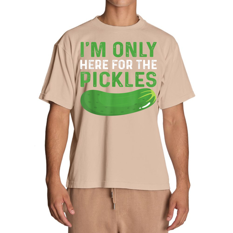 Funny Pickles Design Vegetable Snacks Saying Pickle T Shirt Urban Heavy T-shirt by tandonwelters | Artistshot