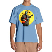 Franken Guitar Frankenstein Plays Electric Guitar Halloween Premium Urban Heavy T-shirt | Artistshot