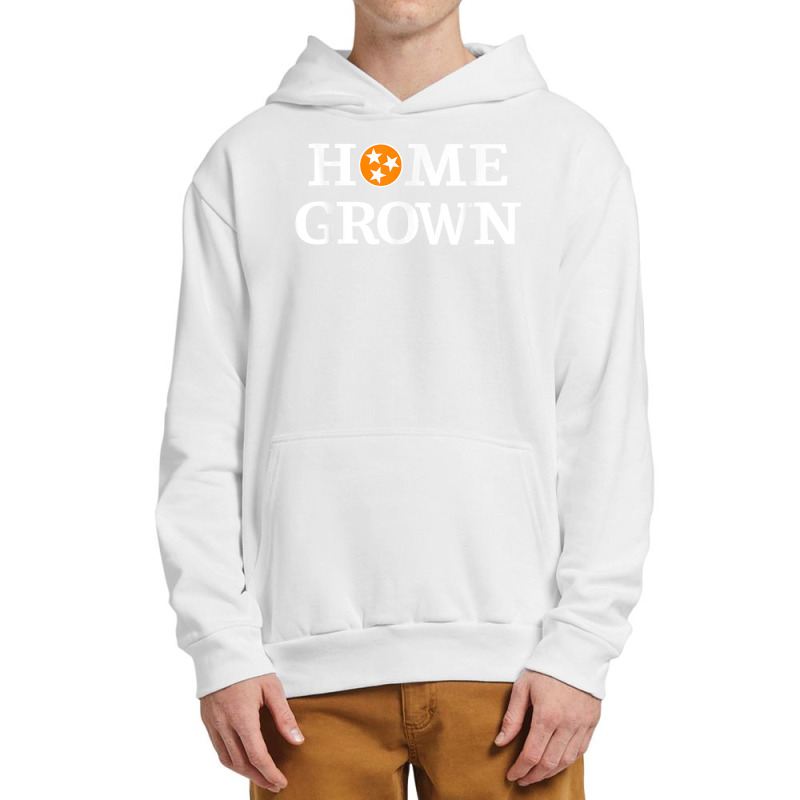 Home Grown Tennessee Flag Shirt Orange And White T Shirt Urban Pullover Hoodie by SchonbergerKamile | Artistshot