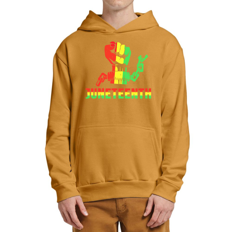 Juneteenth T  Shirtjuneteenth Fist T  Shirt Urban Pullover Hoodie | Artistshot