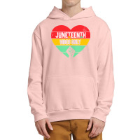 Juneteenth Vibes Only T  Shirt Juneteenth Heart Vibes Only T  Shirt Urban Pullover Hoodie | Artistshot