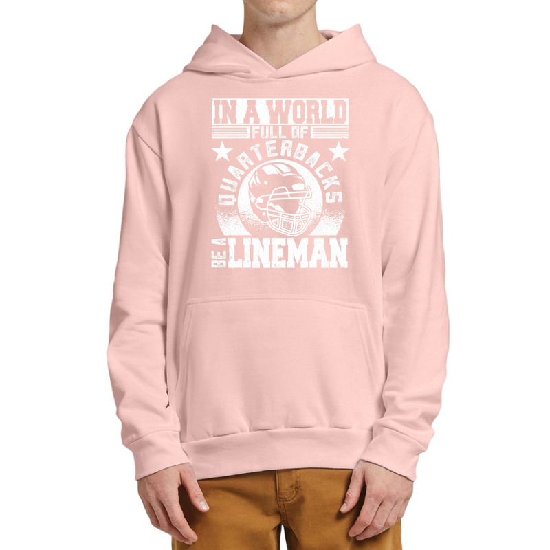 Football Funny Football Lineman 4 Football Player Urban Pullover Hoodie by offensejuggler | Artistshot