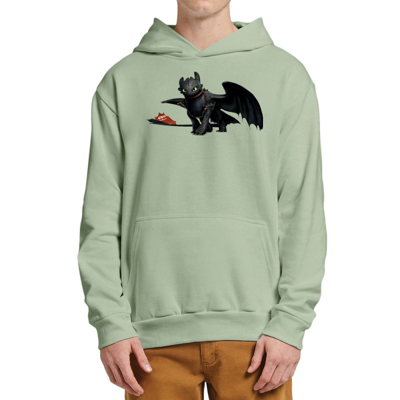 Dragon Toothless Red Tail Urban Pullover Hoodie | Artistshot