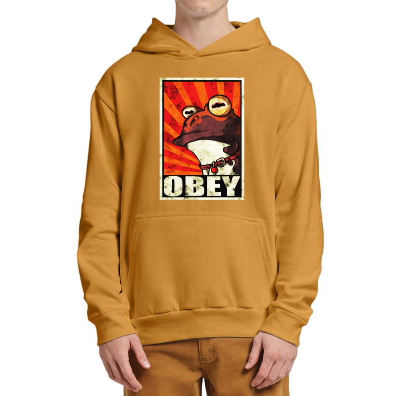 Obey The Hypnotoad Urban Pullover Hoodie | Artistshot