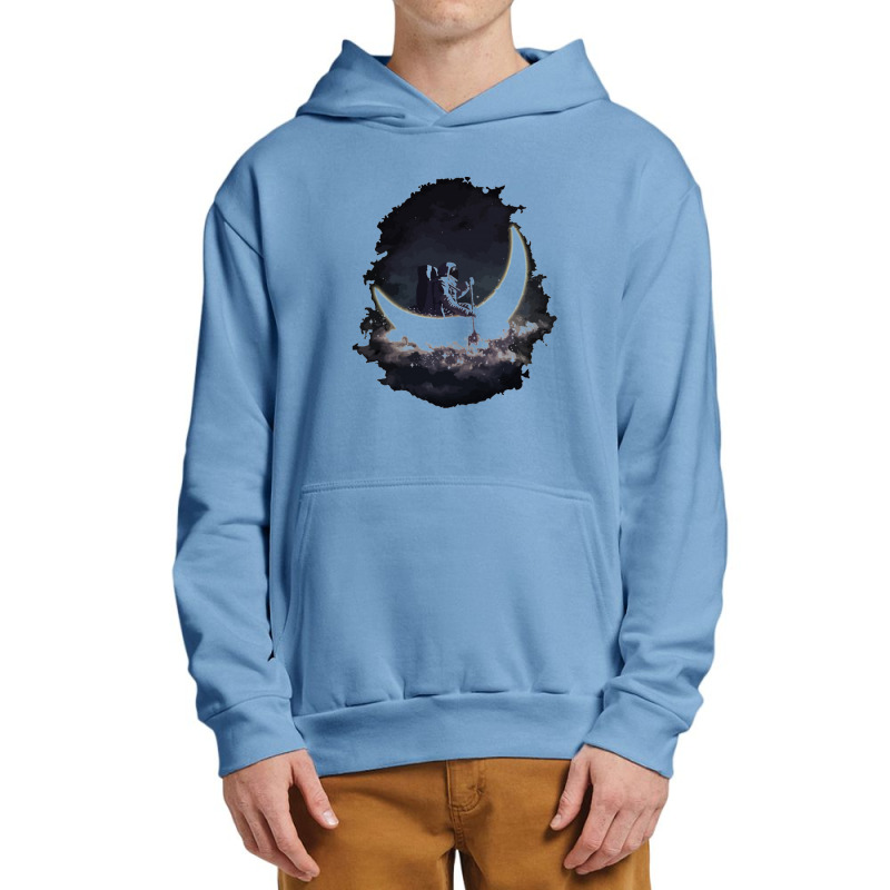 Moon Sailing Urban Pullover Hoodie | Artistshot