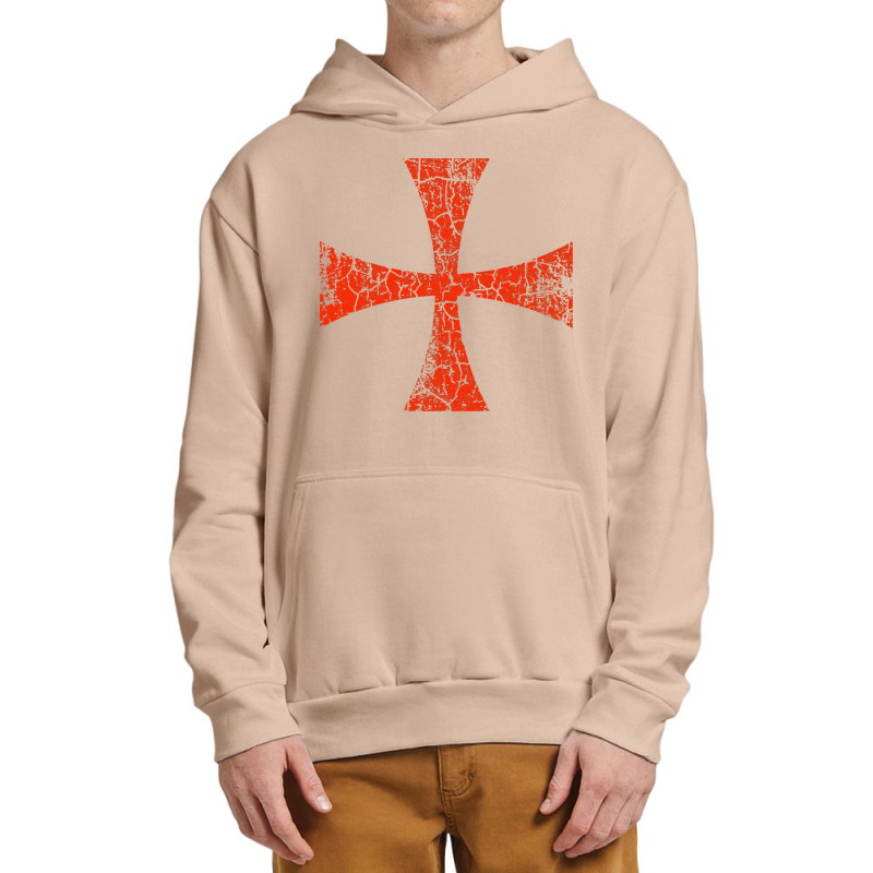 Knights Templar Cross Order Of Solomon's Temple Crusader Urban Pullover Hoodie | Artistshot