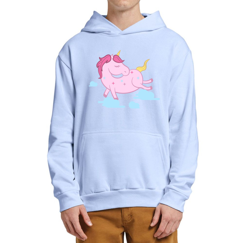 Pink Unicorn Urban Pullover Hoodie by marceliana | Artistshot