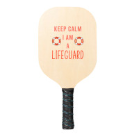 Mens Keep Calm I Am A Life Guard Seashore Marine Police Duty Premium Pickleball Paddle | Artistshot