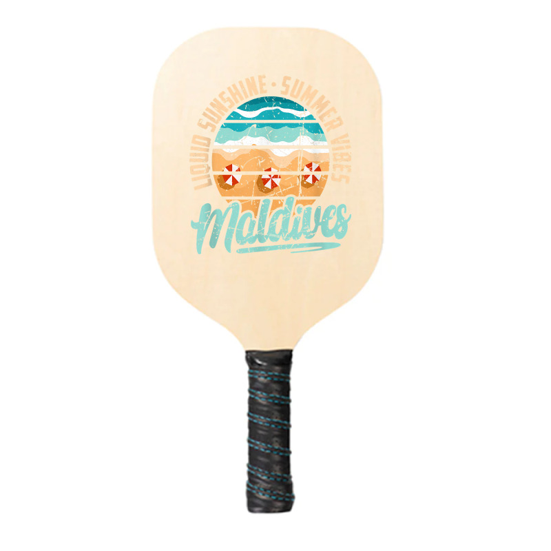 Maldives Liquid Sunshine Summer Vibes Maldives Vacation T Shirt Pickleball Paddle | Artistshot