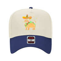 Cinco De Mayo T  Shirt Sombrero Yorkshire Terrier Dog Tacos Cinco De M Adjustable Baseball Cap | Artistshot