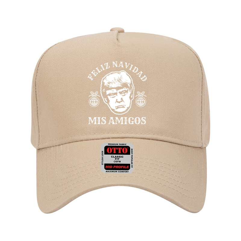 Feliz Navidad Trump Adjustable Baseball Cap | Artistshot