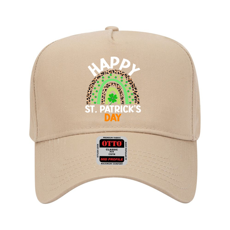 Funny St Patrick's Day Rainbow Adjustable Baseball Cap | Artistshot