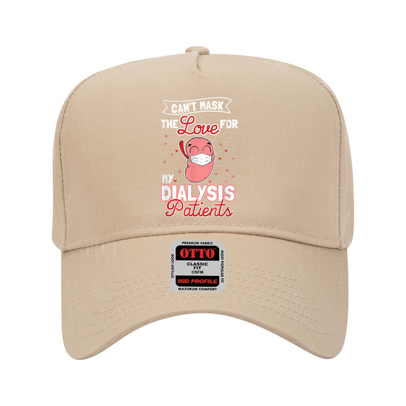 Can't Mask The Love For My Dialysis Patients T Shirt Adjustable Baseball Cap by tamkyfashions | Artistshot