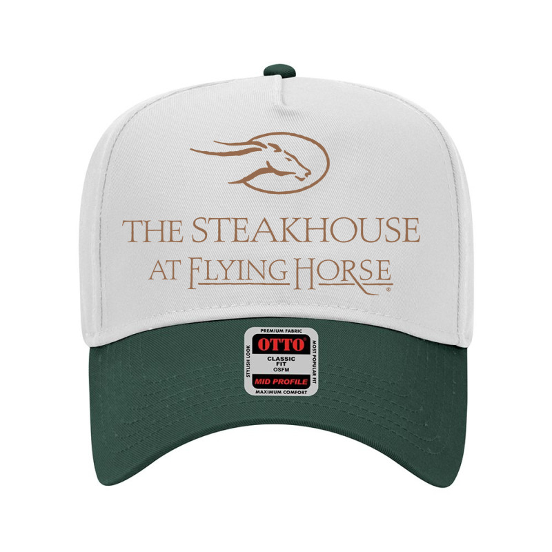 Flying Horse Steakhouse Adjustable Baseball Cap by reagan | Artistshot