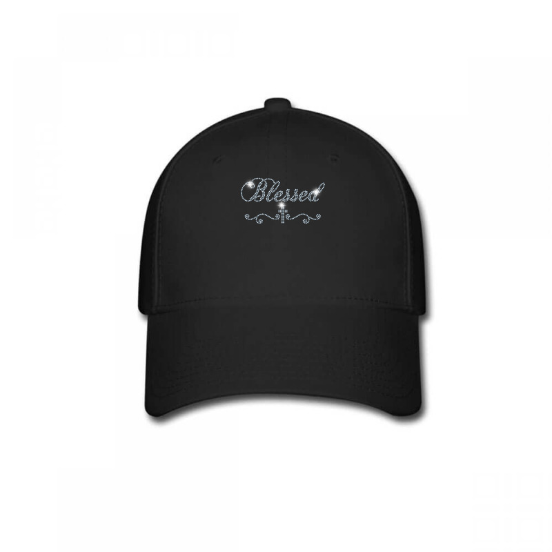 Blessed Bling Rhinestone Bling Women Mom Birth Day Gift T Shirt Baseball Cap by cm-arts | Artistshot