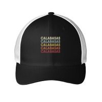 Calabasas California Calabasas Ca Retro Vintage Text Long Sleeve T Shi Mesh Cap | Artistshot