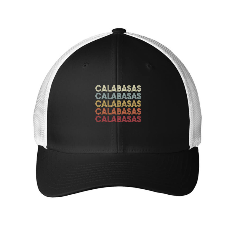 Calabasas California Calabasas Ca Retro Vintage Text Long Sleeve T Shi Mesh cap by cm-arts | Artistshot