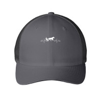 Funny Harness Horse Racing Gift For Men Women Cool Heartbeat Pullover Mesh Cap | Artistshot