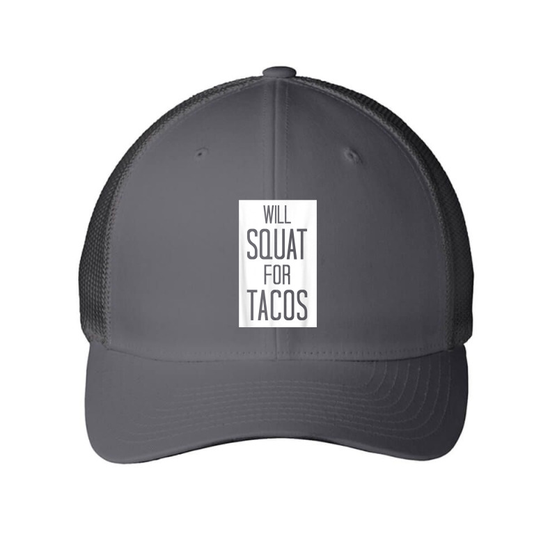 Will Squat For Tacos Funny Eat Tee Mesh cap by cm-arts | Artistshot