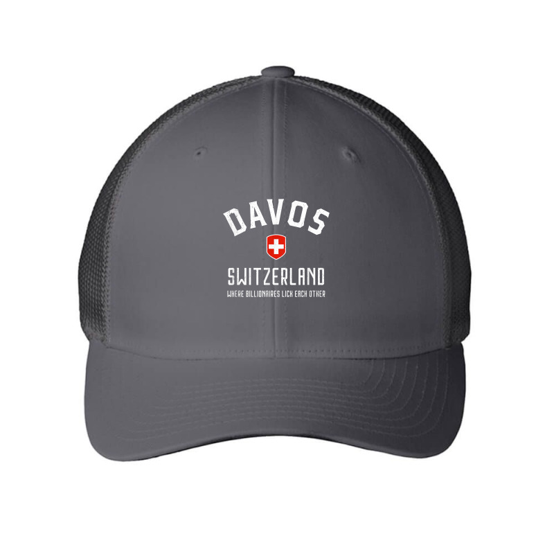 Davos Switzerland Wef Where Billionaires Lick Each Other T Shirt Mesh cap by ardylanda | Artistshot