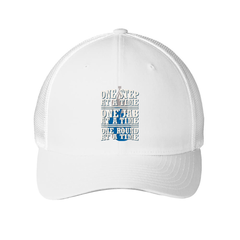 One Step At A Time One Jab At A Time One Round At A Time T S Mesh cap by cm-arts | Artistshot