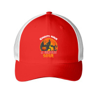 Ghosts Have A Genuine Soul Funny Halloween Quote Classic Mesh Cap | Artistshot