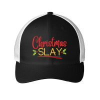 Christmas Slay   Ugly Christmas Mesh Cap | Artistshot