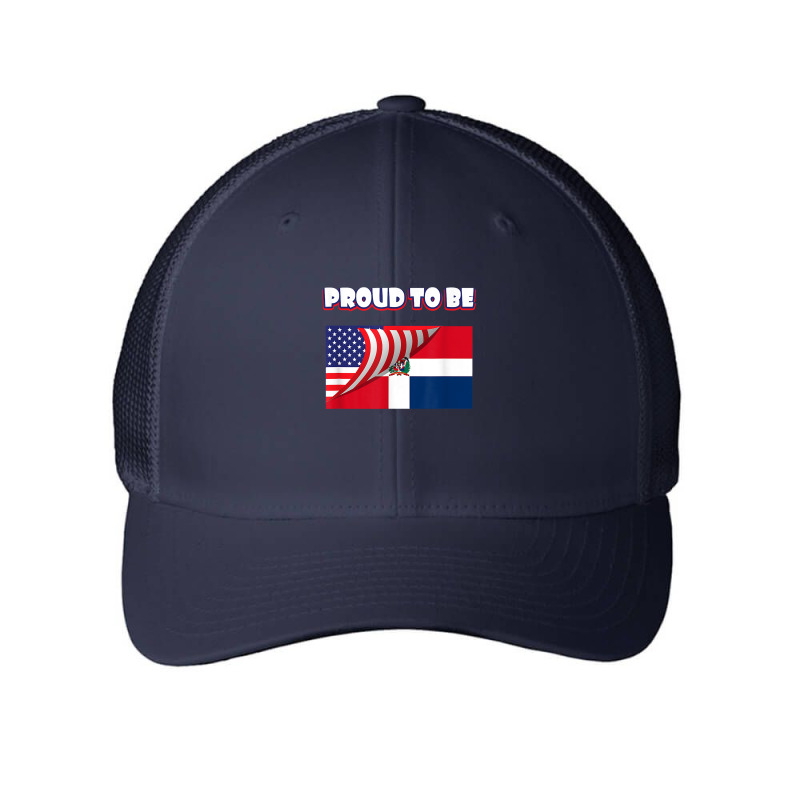 Proud To Be Dominican And American Flag July 4th Mesh cap by SelwynOman | Artistshot