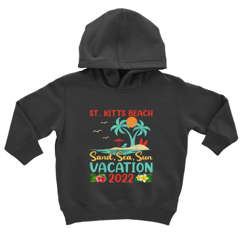 Beach Vacation 2022 Retro Lost Paradise St. Kitts Beach Toddler Hoodie by Yuh2105 | Artistshot