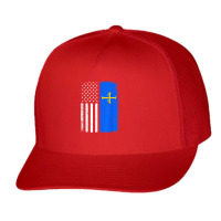 Asturias American Flag, Spain Asturias Trucker Cap | Artistshot