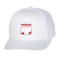 My Wife Is Tongan Kingdom Of Tonga Heritage Roots Pride Flag Trucker Cap | Artistshot