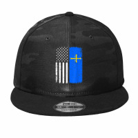 Asturias American Flag, Spain Asturias Camo Snapback | Artistshot