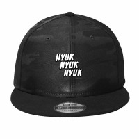 Tts- The Three Stooges Nyuk,nyuk,nyuk Camo Snapback | Artistshot