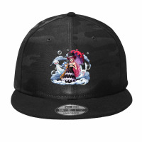 Two Ghost Cute Perone Camo Snapback | Artistshot