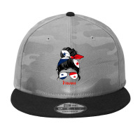 Panamanian Girl Panama Chica Panameña Flag Camo Snapback | Artistshot