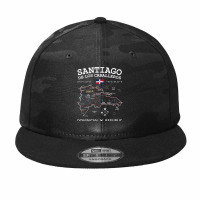 Santiago De Los Caballeros Dominican Republic Map Flag Camo Snapback | Artistshot